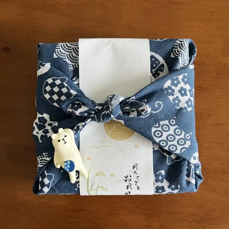 Furoshiki Wrap Cloth - 일본식 후로시키 포장 천, 다용도 도시락