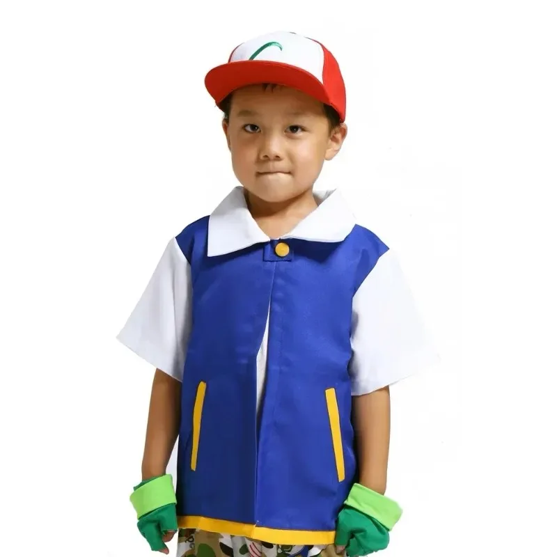 코스프레 애니메이션 Ash Ketchum 옷 남자 블루 - Japan Lifestyle And Culture 리뷰 및 가격