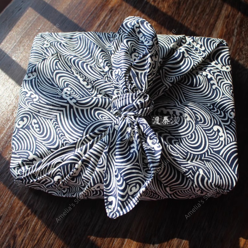 일본식 후로시키 포장 천 도시락 상자 점심 포장 선물  - Furoshiki Wrap Cloth 리뷰 및 가격