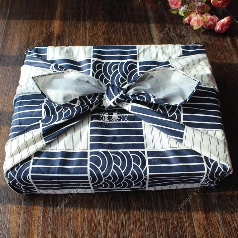 일본식 후로시키 포장 천 도시락 상자 점심 포장 선물  - Furoshiki Wrap Cloth 리뷰 및 가격