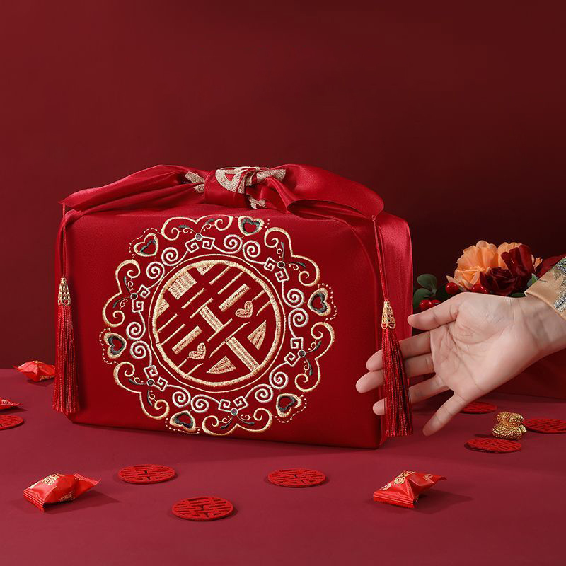 중국식 빨간 손수건 후로시키 결혼식 포장 천 사탕 선물 - Furoshiki Wrap Cloth 리뷰 및 가격