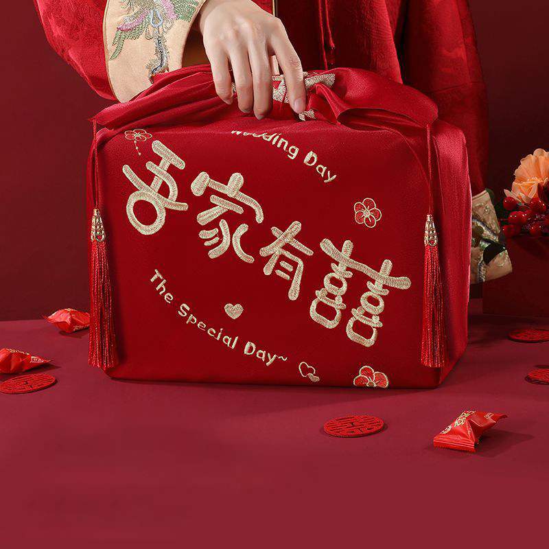 중국식 빨간 손수건 후로시키 결혼식 포장 천 사탕 선물 - Furoshiki Wrap Cloth 리뷰 및 가격