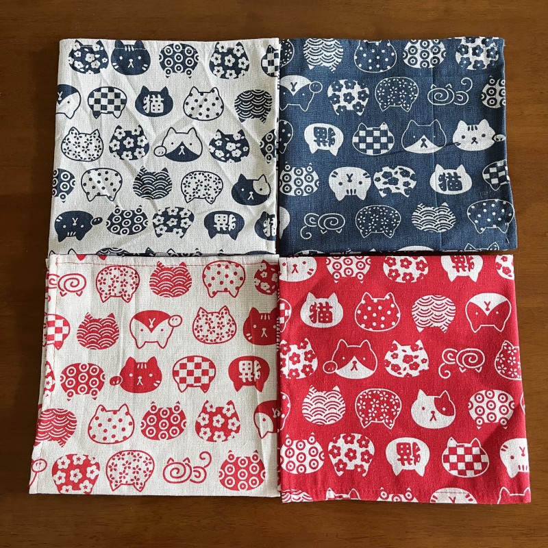 다양한 크기의 일본식 후로시키 손수건 도시락 포장 천, - Furoshiki Wrap Cloth 리뷰 및 가격