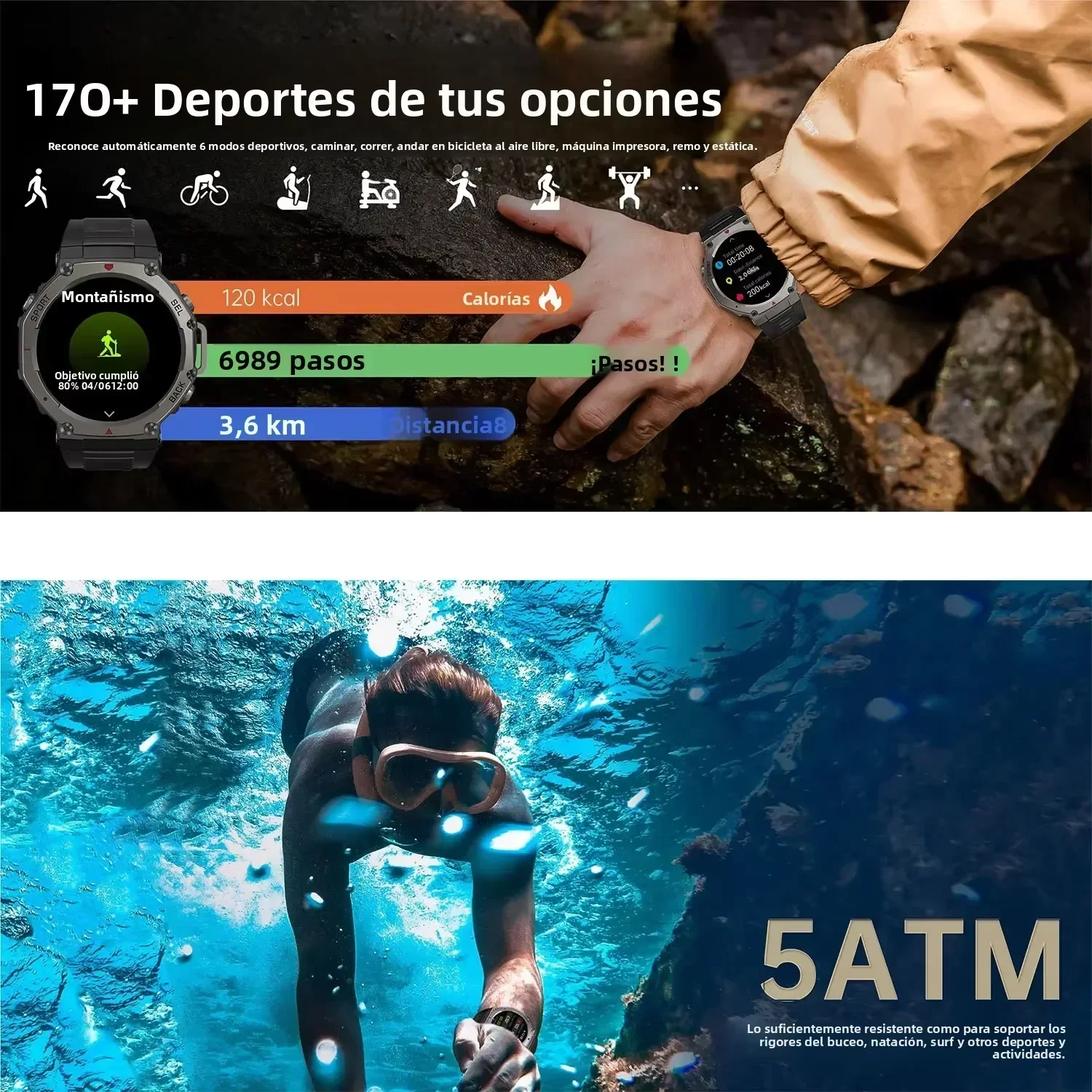 남성용 스마트워치 GPS AMOLED 터치스크린 5AT - Japanese Active Lifestyle 리뷰 및 가격