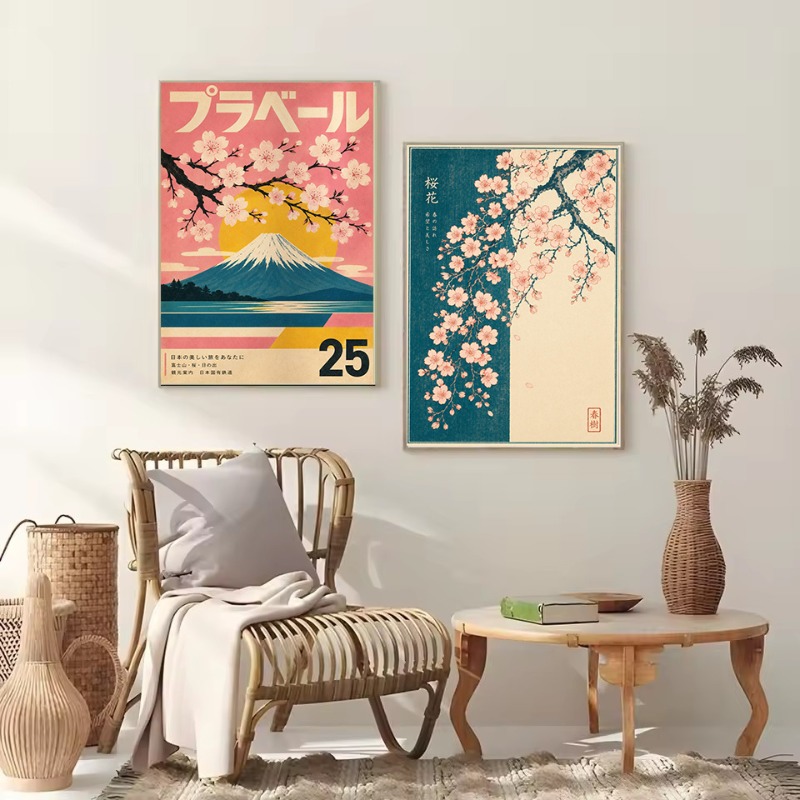 빈티지 미니멀리스트 일본 전통 문화 인형 스시 사쿠라  - Japanese Lifestyle Culture 리뷰 및 가격