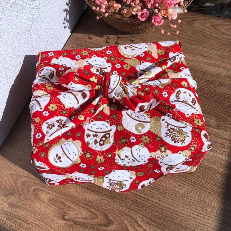 Furoshiki 전통 일본 포장 천, 빨간 행운의 고 - Furoshiki Wrap Cloth 리뷰 및 가격